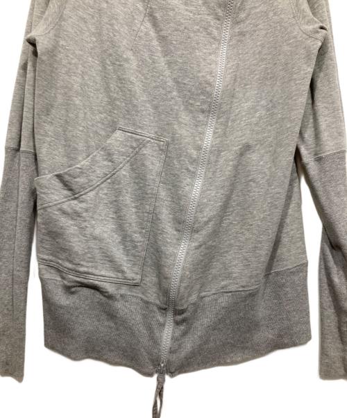 Vivienne Westwood RED LABEL（ヴィヴィアンウエストウッドレッドレーベル）Vivienne Westwood RED LABEL (ヴィヴィアンウエストウッドレッドレーベル) 変形ジップスウェットパーカー グレー サイズ:Ｍの古着・服飾アイテム