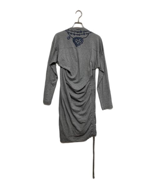 Vivienne Westwood RED LABEL（ヴィヴィアンウエストウッドレッドレーベル）Vivienne Westwood RED LABEL (ヴィヴィアンウエストウッドレッドレーベル) オーブプリントカットソーワンピース グレー サイズ:2の古着・服飾アイテム