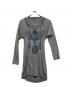 Vivienne Westwood RED LABEL（ヴィヴィアンウエストウッドレッドレーベル）の古着「オーブプリントカットソーワンピース」｜グレー