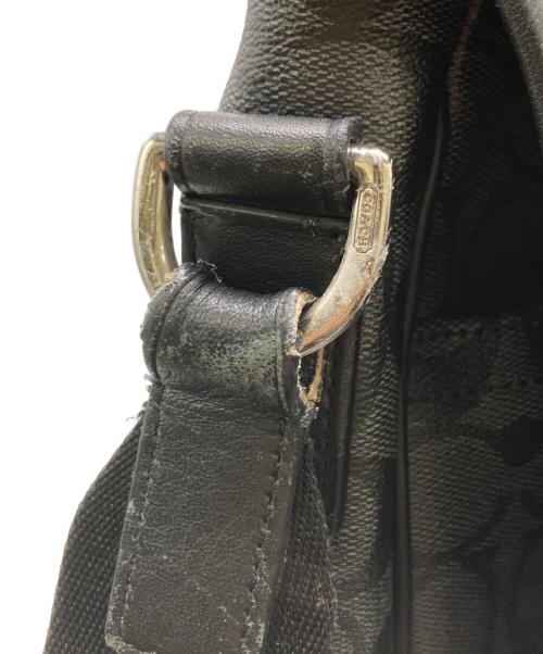 COACH（コーチ）COACH (コーチ) クロスボディフラップショルダーバッグ ブラックの古着・服飾アイテム