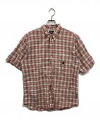 stussyステューシー）の古着「半袖シャツ」｜ベージュ
