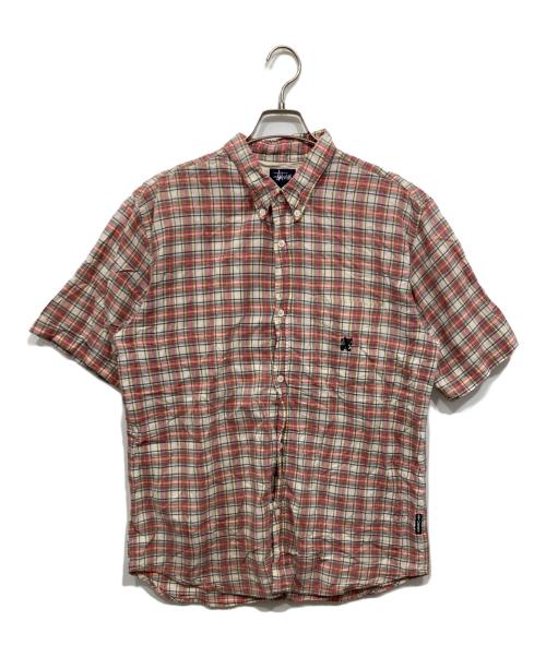 stussy（ステューシー）stussy (ステューシー) 半袖シャツ ベージュ サイズ:Ｌ　の古着・服飾アイテム