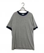 Murinaムリナ）の古着「リンガーTシャツ」｜グレー