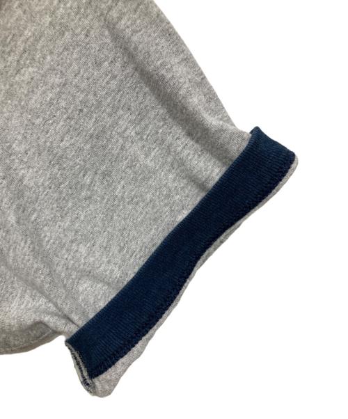 Murina（ムリナ）Murina (ムリナ) リンガーTシャツ グレー サイズ:Ⅼの古着・服飾アイテム