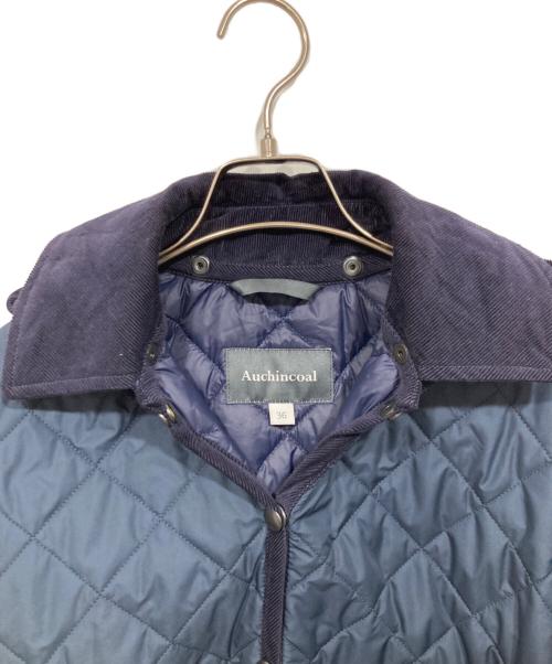 Auchincoal（オーケンコール）auchincoal (オーケンコール) キルティングフーデッドジャケット ネイビー サイズ:36の古着・服飾アイテム