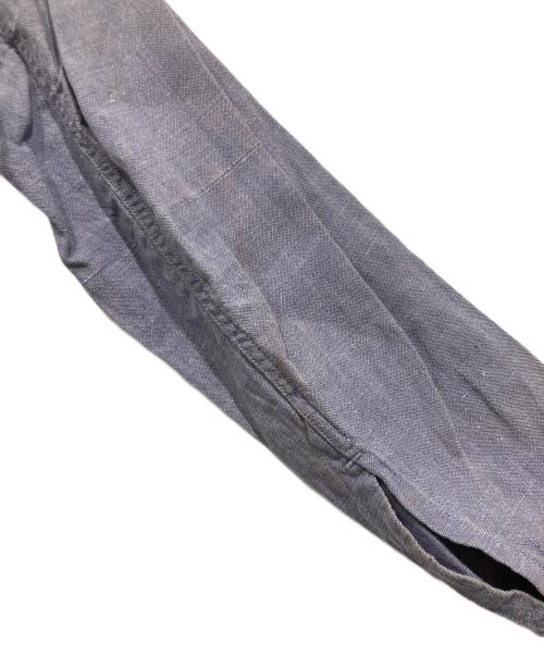 French Army（フランス軍）French Army (フランス軍) セーラーリネンシャツ ブルー サイズ:サイズ記載なしの古着・服飾アイテム