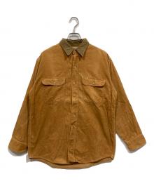 SUGAR CANE（シュガーケーン）の古着「コーデュロイシャツ」｜ベージュ