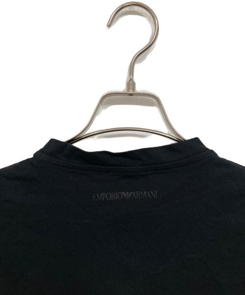 EMPORIO ARMANI（エンポリオ アルマーニ）EMPORIO ARMANI (エンポリオ アルマーニ) レースロゴカットソー ブラック サイズ:USA　XSの古着・服飾アイテム