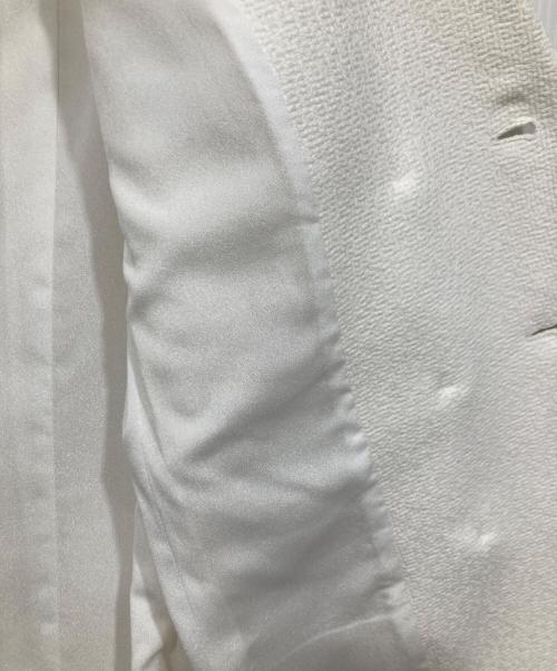 EMPORIO ARMANI（エンポリオ アルマーニ）EMPORIO ARMANI (エンポリオ アルマーニ) 半袖ダブルジャケットセットアップ ホワイト サイズ:USA　38の古着・服飾アイテム