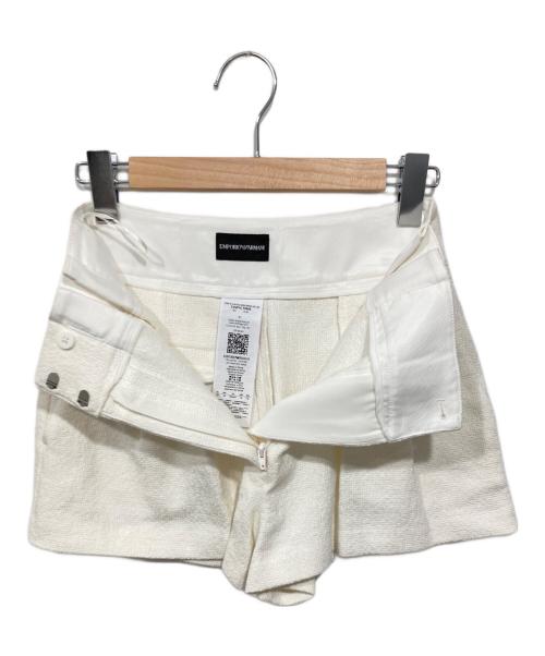 EMPORIO ARMANI（エンポリオ アルマーニ）EMPORIO ARMANI (エンポリオ アルマーニ) 半袖ダブルジャケットセットアップ ホワイト サイズ:USA　38の古着・服飾アイテム