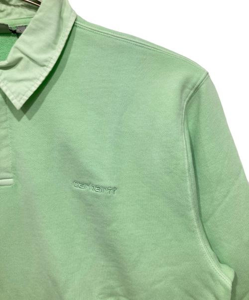 CarHartt（カーハート）CarHartt (カーハート) ダスタースクリプトスウェット グリーン サイズ:Lの古着・服飾アイテム