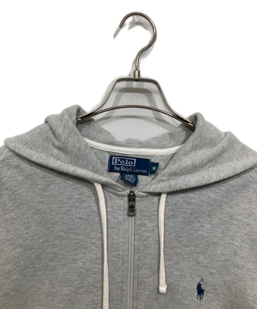 POLO RALPH LAUREN（ポロ・ラルフローレン）POLO RALPH LAUREN (ポロ・ラルフローレン) ジップパーカー グレー サイズ:Ｍの古着・服飾アイテム