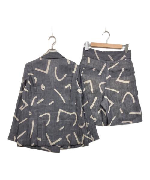 ROPE mademoiselle（ロペマドモアゼル）ROPE mademoiselle (ロペマドモアゼル) セットアップ グレー サイズ:38の古着・服飾アイテム