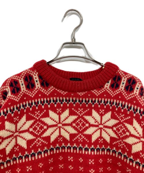DALE OF NORWAY（ダーレ オブ ノルウェイ）DALE OF NORWAY (ダーレ オブ ノルウェイ) 厚手ニット レッド サイズ:52の古着・服飾アイテム