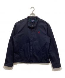 POLO RALPH LAUREN（ポロ・ラルフローレン）の古着「スイングトップ」｜ネイビー