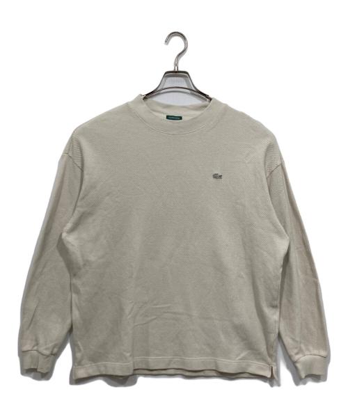 LACOSTE（ラコステ）LACOSTE (ラコステ) URBAN RESEARCH DOORS (アーバンリサーチドアーズ) 別注サーマルカットソー アイボリー サイズ:Lの古着・服飾アイテム