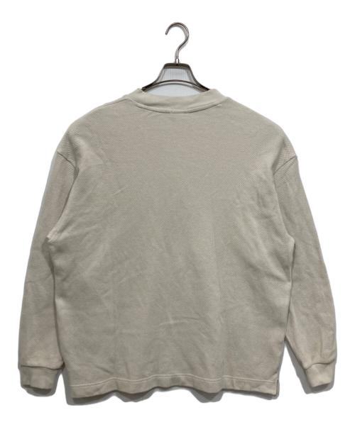 LACOSTE（ラコステ）LACOSTE (ラコステ) URBAN RESEARCH DOORS (アーバンリサーチドアーズ) 別注サーマルカットソー アイボリー サイズ:Lの古着・服飾アイテム