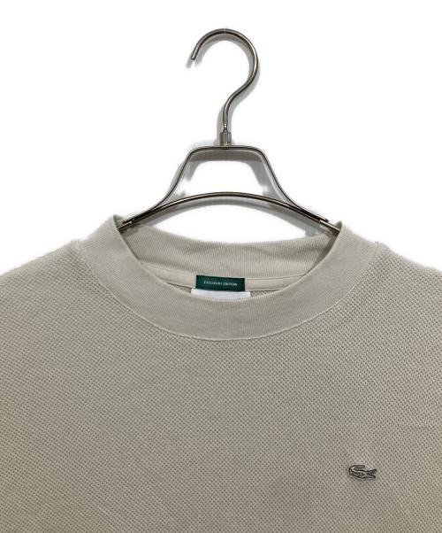 LACOSTE（ラコステ）LACOSTE (ラコステ) URBAN RESEARCH DOORS (アーバンリサーチドアーズ) 別注サーマルカットソー アイボリー サイズ:Lの古着・服飾アイテム