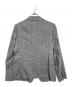 Aquascutum (アクアスキュータム) リネン混ストライプジャケット グレー サイズ:TL：6000円