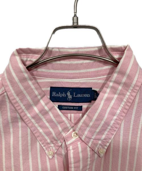 RALPH LAUREN（ラルフローレン）RALPH LAUREN (ラルフローレン) ストライプBDシャツ ピンク サイズ:XXXLの古着・服飾アイテム