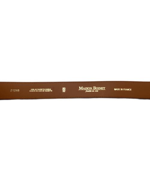 MAISON BOINET（メゾン ボワネ）MAISON BOINET (メゾン ボワネ) スウェードベルト グリーン サイズ:80/32の古着・服飾アイテム