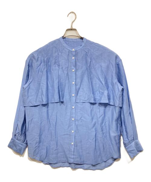 BEARDSLEY（ビアズリー）BEARDSLEY (ビアズリー) GALLARDA GALANTE (ガリャルダガランテ) レイヤードシャツ ブルー サイズ:Fの古着・服飾アイテム