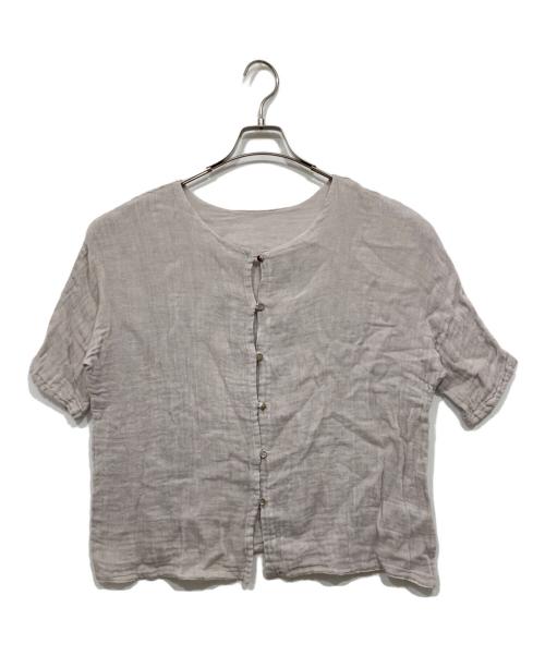 BEARDSLEY（ビアズリー）BEARDSLEY (ビアズリー) カヤブラウス グレー サイズ:Fの古着・服飾アイテム