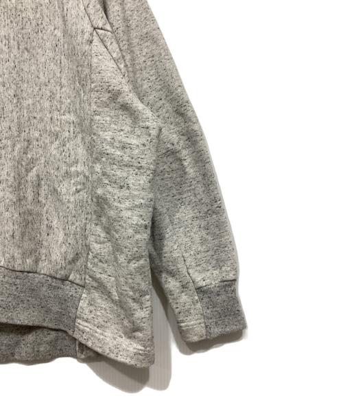 BEARDSLEY（ビアズリー）BEARDSLEY (ビアズリー) 変形トレーナー グレー サイズ:freeの古着・服飾アイテム