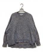 BEARDSLEYビアズリー）の古着「ミックスニット」｜グレー