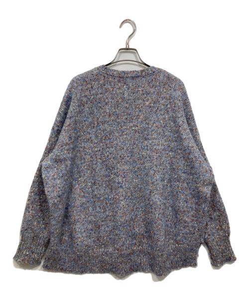 BEARDSLEY（ビアズリー）BEARDSLEY (ビアズリー) ミックスニット グレー サイズ:freeの古着・服飾アイテム
