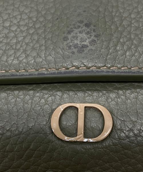 Dior（ディオール）Dior (ディオール) 3つ折り財布 グリーンの古着・服飾アイテム