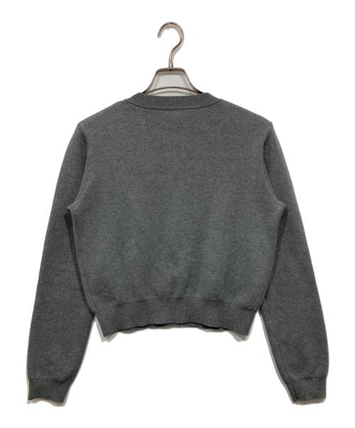 DRESSTERIOR（ドレステリア）DRESSTERIOR (ドレステリア) ウォッシャブルコットンカシミヤカーディガン グレー サイズ:38の古着・服飾アイテム