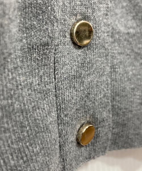 DRESSTERIOR（ドレステリア）DRESSTERIOR (ドレステリア) ウォッシャブルコットンカシミヤカーディガン グレー サイズ:38の古着・服飾アイテム