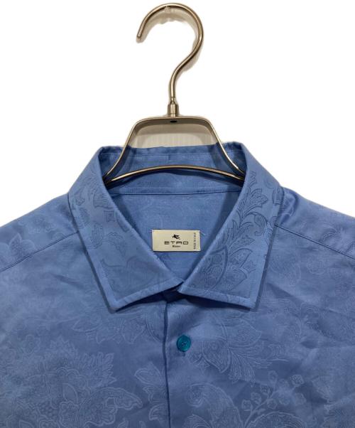 ETRO（エトロ）ETRO (エトロ) ペイズリー柄長袖シャツ ブルー サイズ:41の古着・服飾アイテム