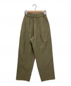 JOURNAL STANDARD relumeジャーナルスタンダード レリューム）の古着「リネンミックスリラックスカーブパンツ」｜オリーブ