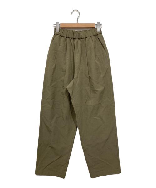 JOURNAL STANDARD relume（ジャーナルスタンダード レリューム）JOURNAL STANDARD relume (ジャーナルスタンダード レリューム) リネンミックスリラックスカーブパンツ オリーブ サイズ:36の古着・服飾アイテム