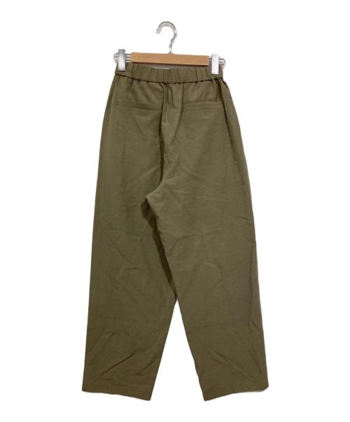 JOURNAL STANDARD relume（ジャーナルスタンダード レリューム）JOURNAL STANDARD relume (ジャーナルスタンダード レリューム) リネンミックスリラックスカーブパンツ オリーブ サイズ:36の古着・服飾アイテム