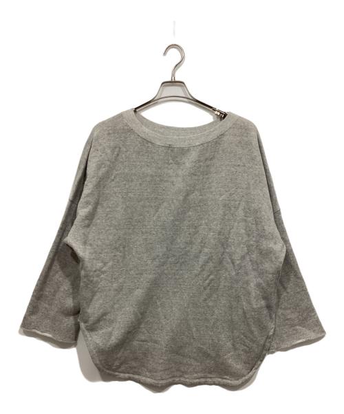 FRAMeWORK（フレームワーク）FRAMeWORK (フレームワーク) リヨセルコットンボートネックSWEAT グレー サイズ:freeの古着・服飾アイテム