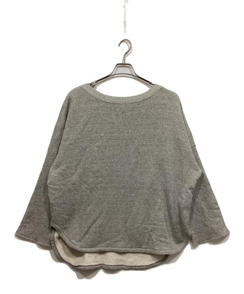 FRAMeWORK（フレームワーク）FRAMeWORK (フレームワーク) リヨセルコットンボートネックSWEAT グレー サイズ:freeの古着・服飾アイテム