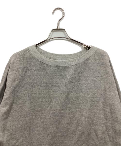 FRAMeWORK（フレームワーク）FRAMeWORK (フレームワーク) リヨセルコットンボートネックSWEAT グレー サイズ:freeの古着・服飾アイテム