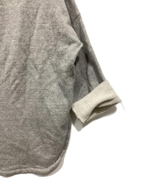 FRAMeWORK（フレームワーク）FRAMeWORK (フレームワーク) リヨセルコットンボートネックSWEAT グレー サイズ:freeの古着・服飾アイテム