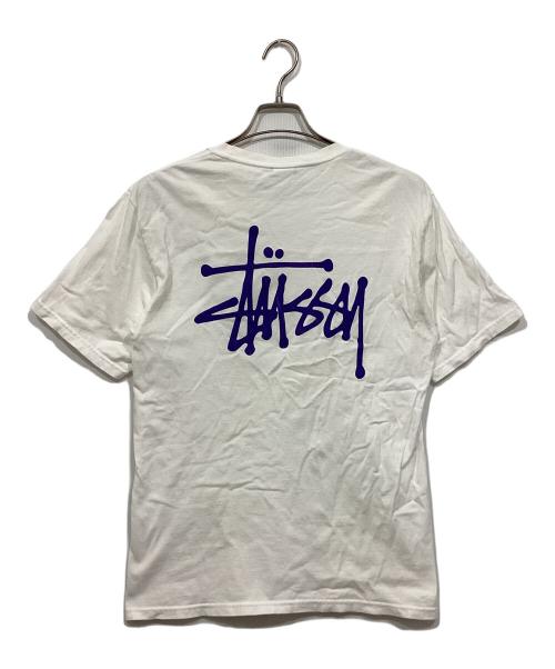 stussy（ステューシー）stussy (ステューシー) プリントTシャツ ホワイト サイズ:Ｍの古着・服飾アイテム