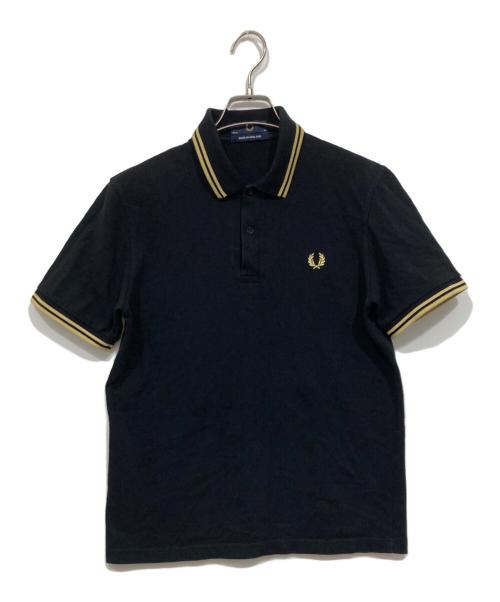 FRED PERRY（フレッドペリー）FRED PERRY (フレッドペリー) ポロシャツ ブラック サイズ:40　101cmの古着・服飾アイテム