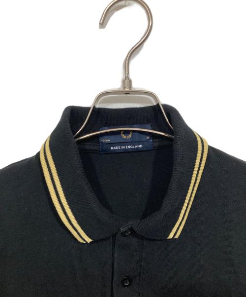 FRED PERRY（フレッドペリー）FRED PERRY (フレッドペリー) ポロシャツ ブラック サイズ:40　101cmの古着・服飾アイテム
