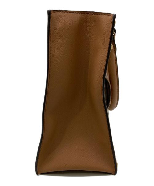 MICHAEL KORS（マイケル・コース）MICHAEL KORS (マイケル・コース) 2WAYショルダーバッグ ホワイト×ベージュの古着・服飾アイテム