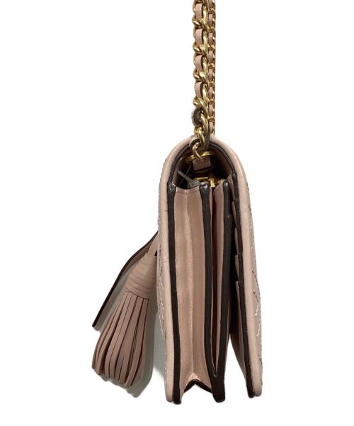 TORY BURCH（トリーバーチ）TORY BURCH (トリーバーチ) キルティングショルダーバッグ ピンクの古着・服飾アイテム