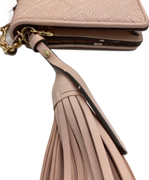 TORY BURCH（トリーバーチ）TORY BURCH (トリーバーチ) キルティングショルダーバッグ ピンクの古着・服飾アイテム