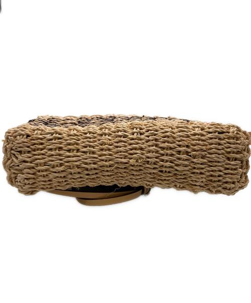 TORY BURCH（トリーバーチ）TORY BURCH (トリーバーチ) ラフィアショルダーバッグ ベージュの古着・服飾アイテム