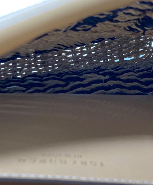 TORY BURCH（トリーバーチ）TORY BURCH (トリーバーチ) ラフィアショルダーバッグ ベージュの古着・服飾アイテム