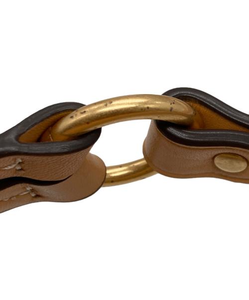 TORY BURCH（トリーバーチ）TORY BURCH (トリーバーチ) ラフィアショルダーバッグ ベージュの古着・服飾アイテム